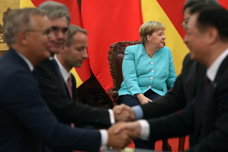 Merkel in China