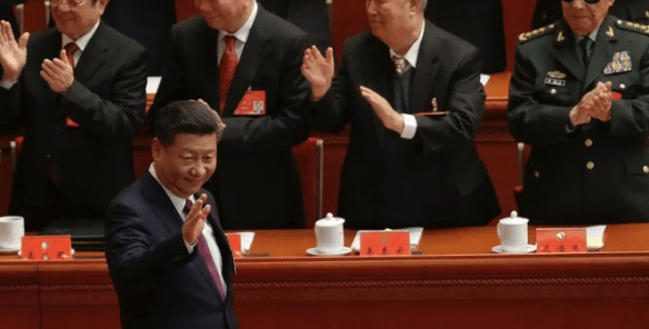 Xi Jinping at a random meeting